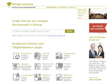 Tablet Screenshot of bottroper-anwalt.de